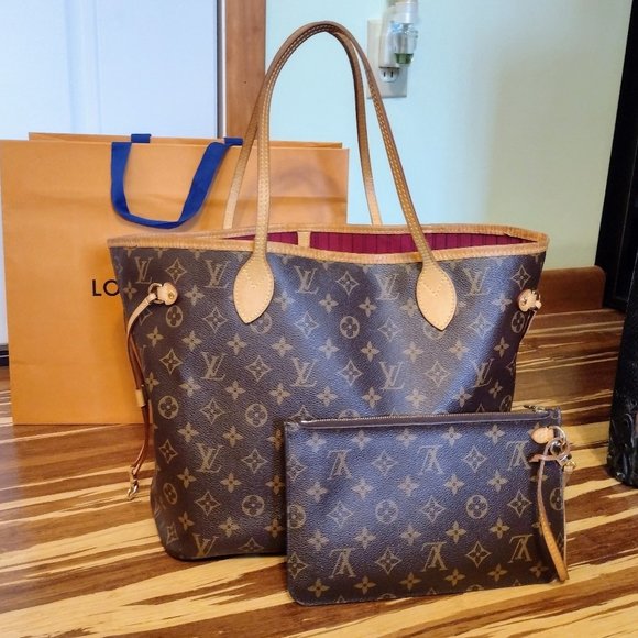 Louis Vuitton Handbags - Superb Louis Vuitton Neverfull Pivione Full Set 💖💜